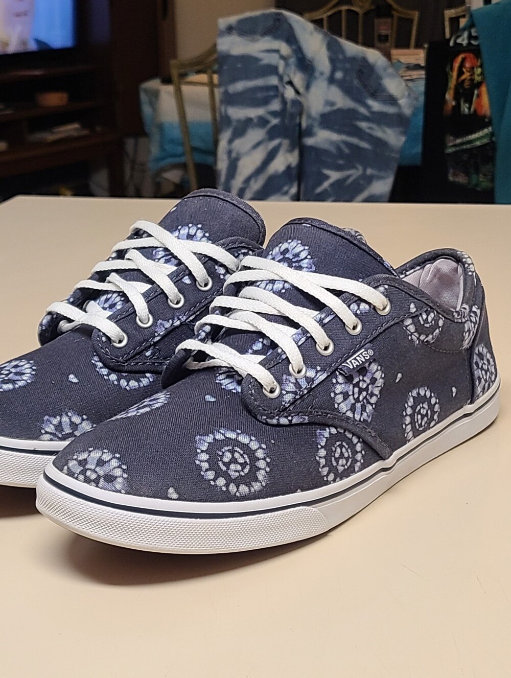 Vans Atwood dandelion canvas casual low top sneakers size 10